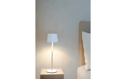 Markslojd Fiore Uppladdningsbar Bordslampa 38cm Vit IP44* Uppladdningsbara Lampor Utomhus|Uppladdningsbara Lampor Utomhus