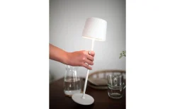 Markslojd Fiore Uppladdningsbar Bordslampa 38cm Vit IP44* Uppladdningsbara Lampor Utomhus|Uppladdningsbara Lampor Utomhus