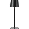Uppladdningsbara Lampor Utomhus|Uppladdningsbara Lampor Utomhus<Markslojd Fiore Uppladdningsbar Bordslampa 38cm Svart IP44