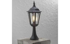 Konstsmide Firenze Grindstolpslykta Svart IP43* Pollare & Grindlyktor