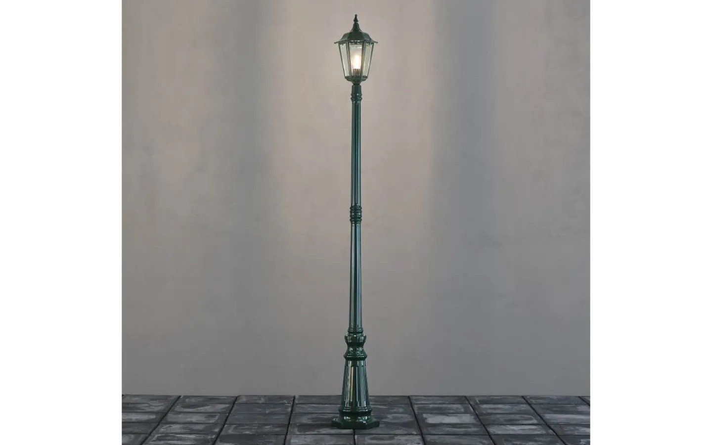 Kompletta Stolplyktor<Konstsmide Firenze Stolplykta 2,1m E27 Grön IP43