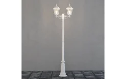 Kompletta Stolplyktor<Konstsmide Firenze Stolplykta 2,2m 2xE27 Vit IP43