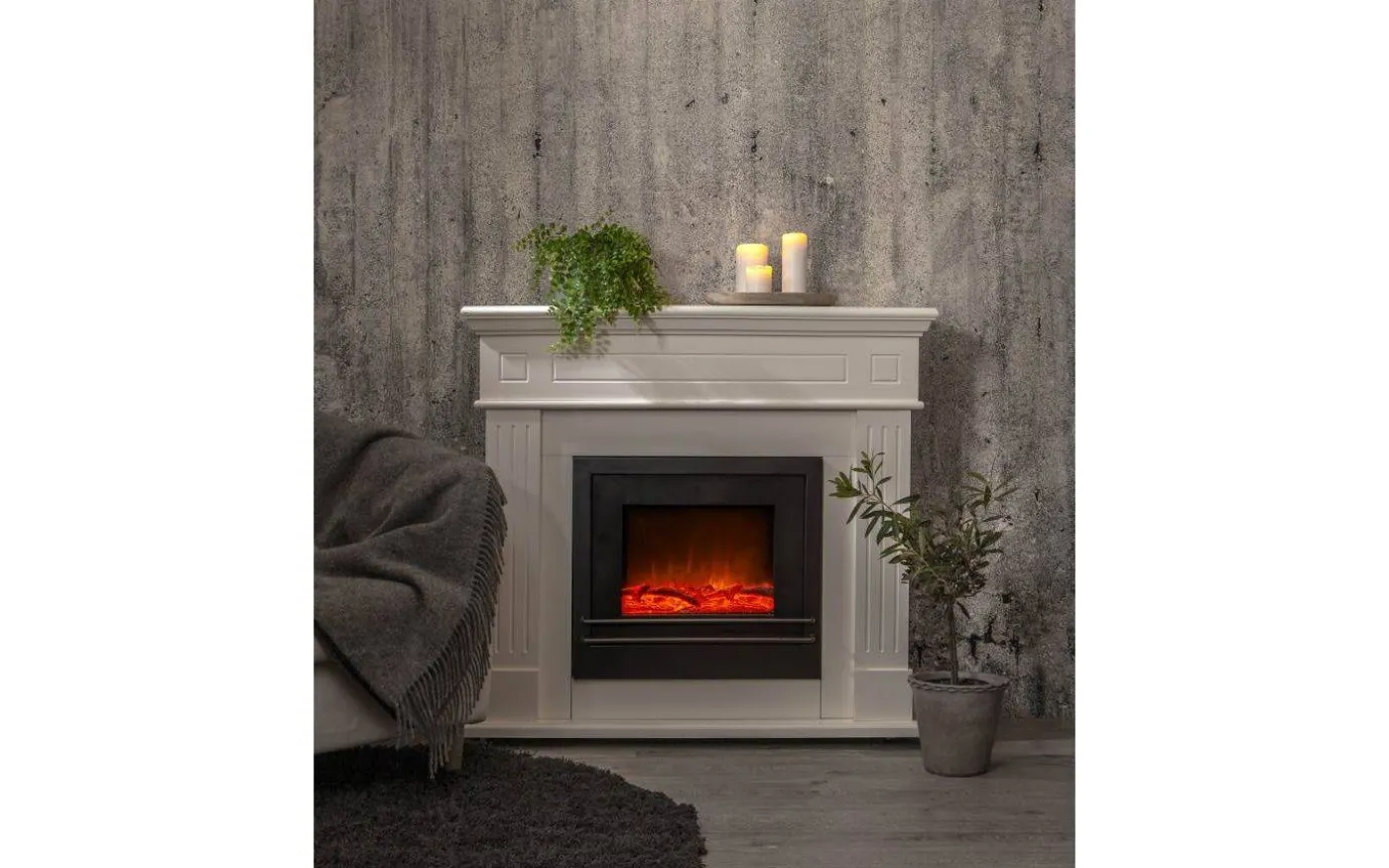 Fireplace Inomhusdekoration 50cm Svart