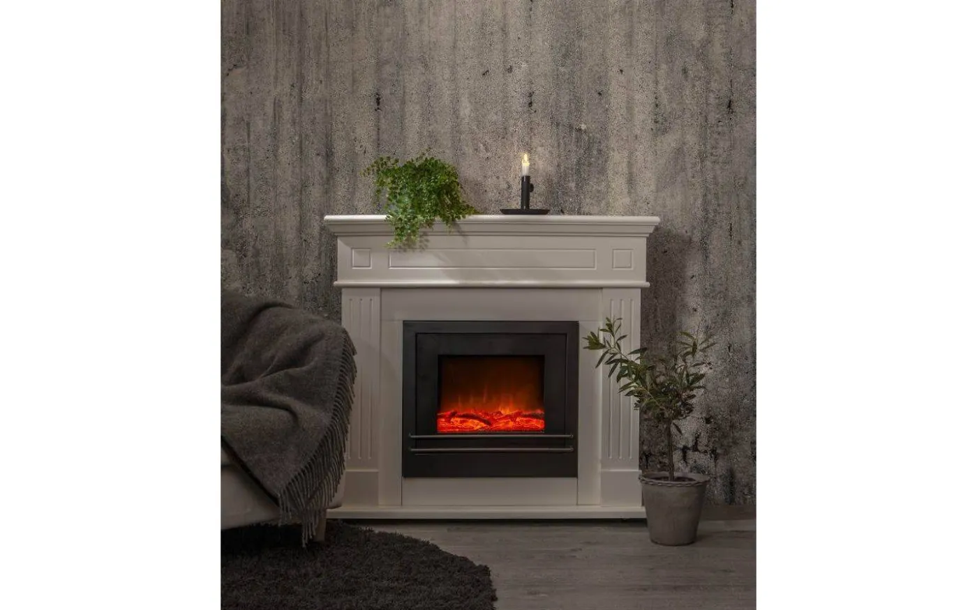 Fireplace Inomhusdekoration 50cm Svart