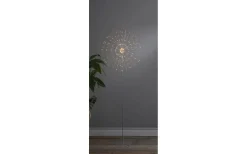 Star Trading Firework Golvlampa 130cm 3W Silver* Inomhusdekorationer 230V|Golvlampor
