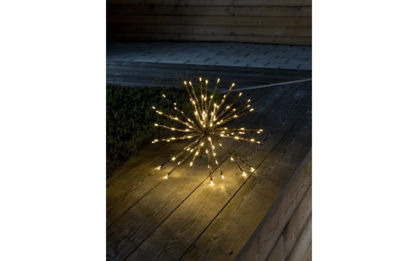 Julpynt Utomhus<Konstsmide Firework Hängande 40cm Guld IP44