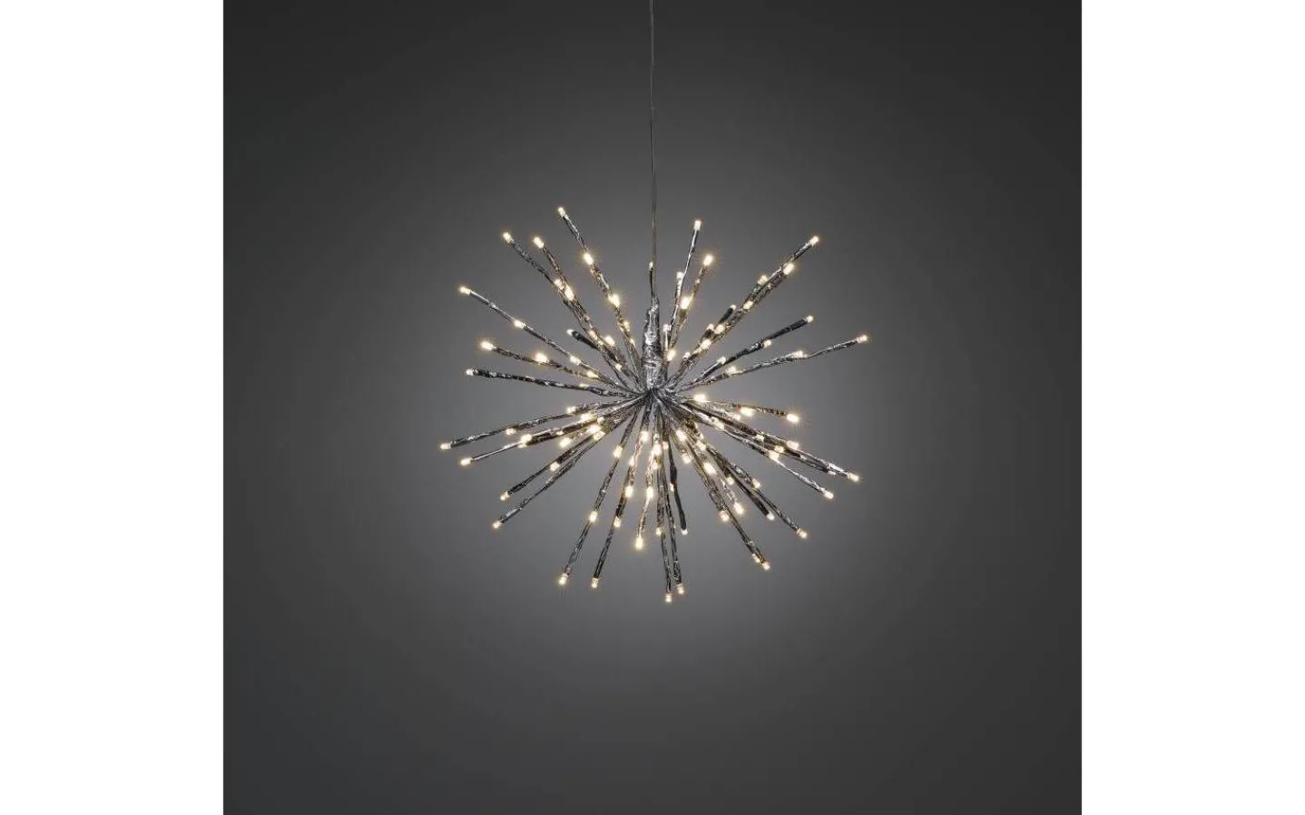 Konstsmide Firework Hängande 40cm Silver IP44* Julpynt Utomhus