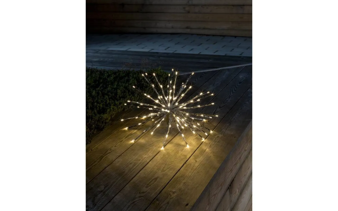 Konstsmide Firework Hängande 40cm Silver IP44* Julpynt Utomhus
