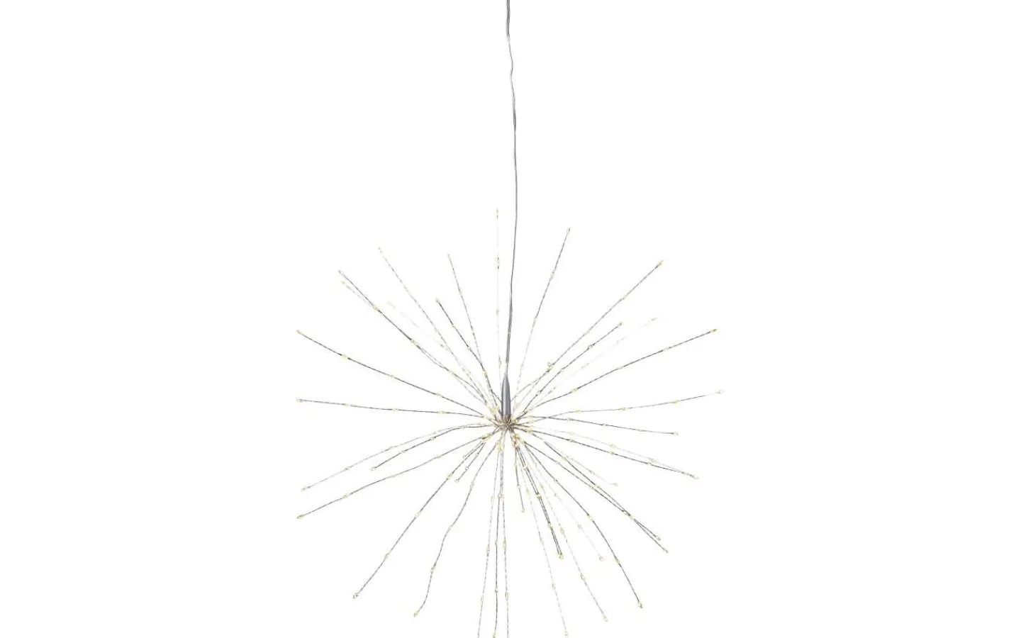 Star Trading Firework Hängande Dekoration 45cm Silver* Julpynt Inomhus