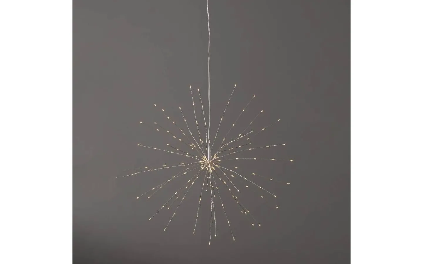 Star Trading Firework Hängande Dekoration 45cm Silver* Julpynt Inomhus