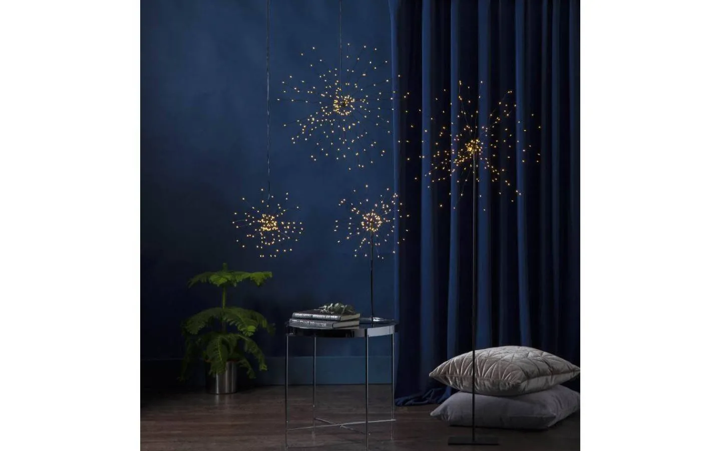 Julpynt Inomhus<Star Trading Firework Hängande Dekoration 45cm Svart