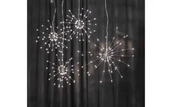 Inomhusdekorationer Batteri<Star Trading Firework Hängande dekoration, Batteridriven 26cm Silver