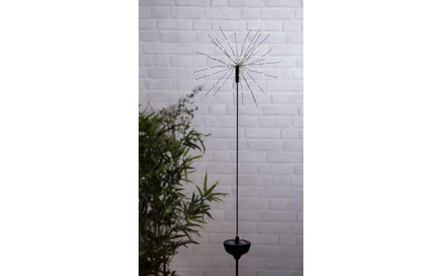 Solcellslampor Dekoration|Visa Alla Solcellslampor<Star Trading Firework Solcellslampa 1m Varmvit