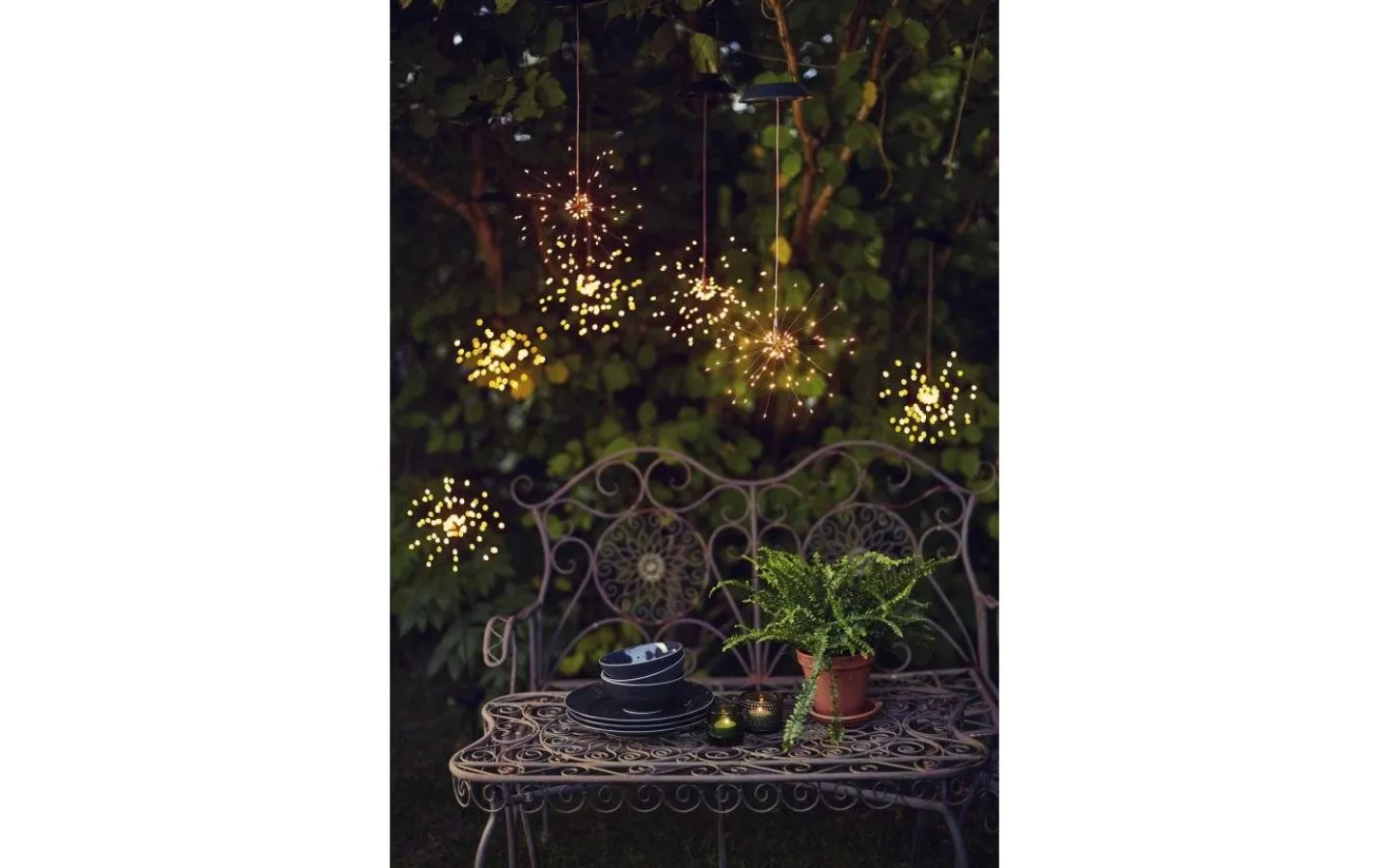 Solcellslampor Dekoration|Visa Alla Solcellslampor<Star Trading Firework Solcellslampa 1m Varmvit