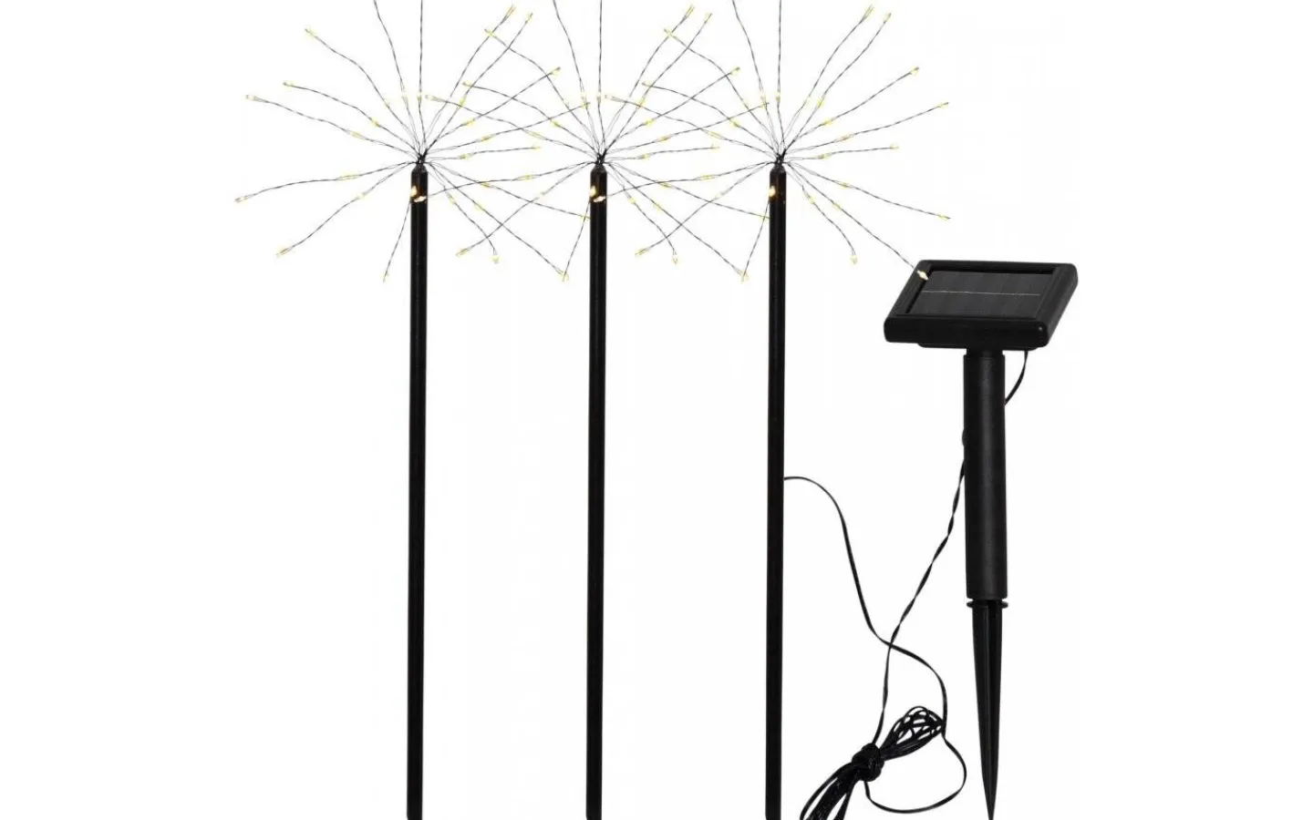 Solcellslampor Dekoration|Visa Alla Solcellslampor<Star Trading Firework Solcellslampa 3-pack 40cm