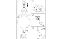 Fireworks Bordslampa 22cm E14 Krom