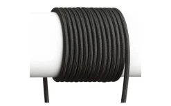 Lampsladdar<Rendl Fit Svart Textilkabel 3G0,75, Metervara