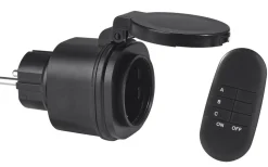 PR Home Fjärrströmbrytare 1-pack utomhus 6cm* Plugin För Vägguttag