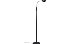 ArmaturHantverk Fladen Golvlampa 1L 140cm Svart* Golvläslampor