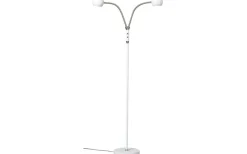 Golvläslampor<ArmaturHantverk Fladen Golvlampa 2L 140cm Vit