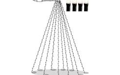 Star Trading Flaggstångsbelysning Crispy Ice White 7m 360LED IP44* Flaggstångsbelysning