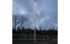 Star Trading Flaggstångsbelysning Crispy Ice White 7m 360LED IP44* Flaggstångsbelysning