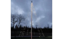 Flaggstångsbelysning<Star Trading Flaggstångsbelysning Crispy Ice White 7m 360LED IP44