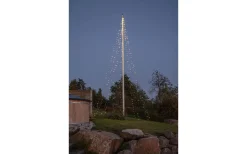 Shiny Warm White Ljusslingor (2700K)<Star Trading Flaggstångsbelysning Shiny Warm White 10m 500LED IP44