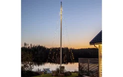 Shiny Warm White Ljusslingor (2700K)<Star Trading Flaggstångsbelysning Shiny Warm White 10m 500LED IP44