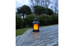 Star Trading Flame Batteridriven Ljuslykta 27cm Timer 120h Svart* Ljuslyktor|Gravljus