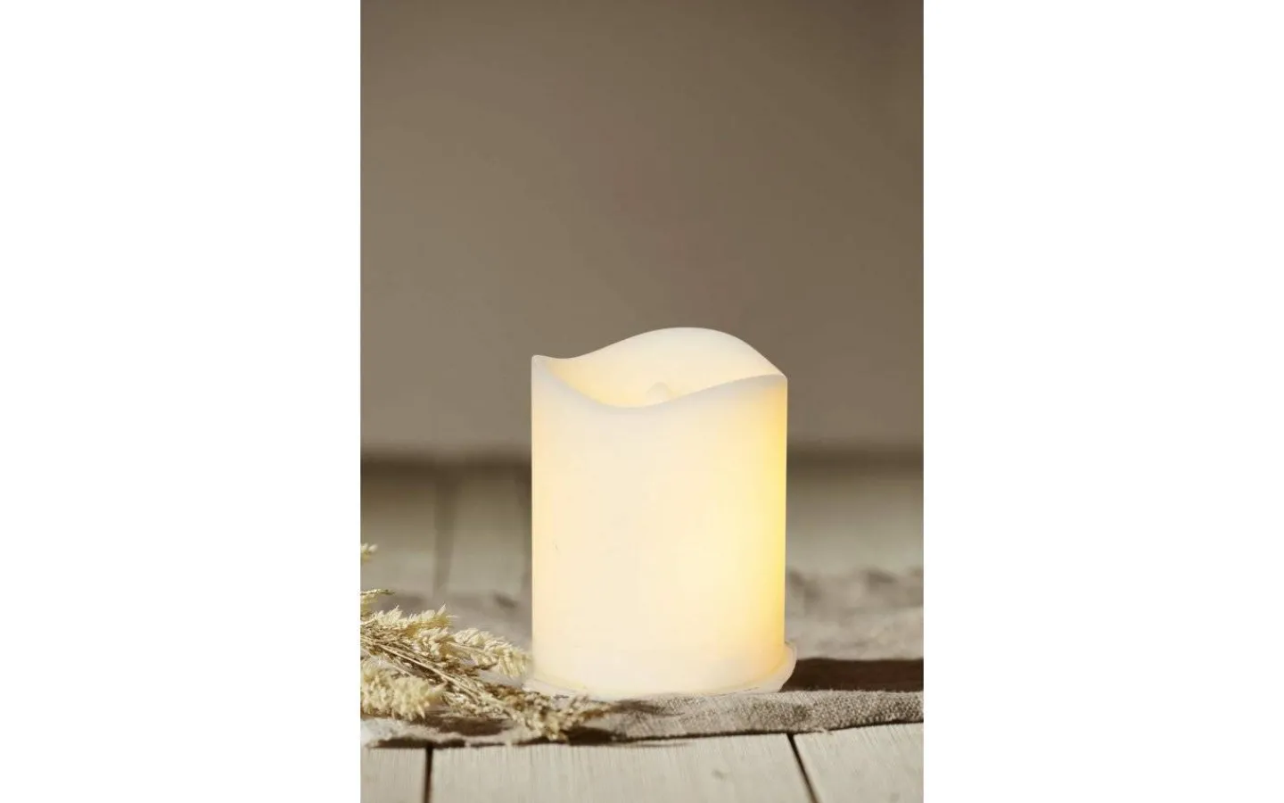 Gravljus|Gravljus<Star Trading Flame Batteridrivet Blockljus 7cm Utomhusbruk Timer 120h Vit