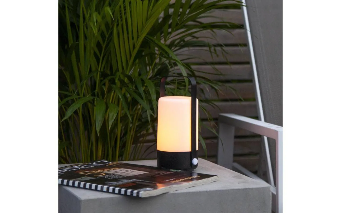 Star Trading Flame Lykta 19cm Svart* Ljuslyktor|Inomhusdekorationer Batteri