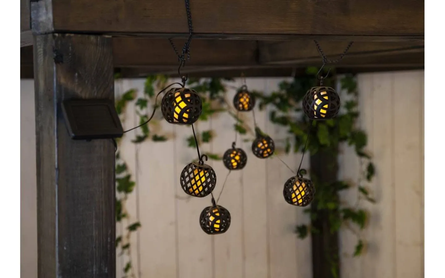 Star Trading Flame Solcellsdriven Ljusslinga Svart 2,1m* Solcellslampor Dekoration|Visa Alla Solcellslampor