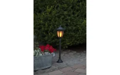 Flame Solcellslampa 3-i-1 Svart, 63 cm, 0,18W