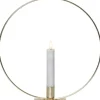 Star Trading Flamme Batteridriven Bordsdekoration Ring 28cm Mässing* Inomhusdekorationer Batteri|Flamme Batteriljus (Hela Serien)