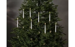 Klassisk Julgransbelysning<Star Trading Flamme Batteridriven Julgransbelysning med Hjärta 8L LED Inomhus