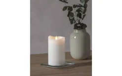 Flamme Batteridrivet Blockljus 15cm Vit