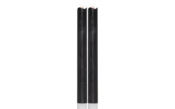 Flamme Batteridrivna Antikljus 25cm 2-Pack Svart