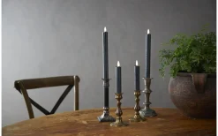 Star Trading Flamme Batteridrivna Antikljus Mini 15cm 2-Pack Svart* Flamme Batteriljus (Hela Serien)|Flamme Batteriljus (Hela Serien)