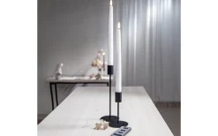 Flamme Batteridrivna Antikljus 28cm Slim 2-pack med Fjärr. Vit