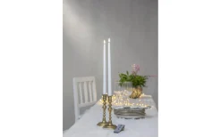 Flamme Batteriljus (Hela Serien)|Flamme Batteriljus (Hela Serien)<Star Trading Flamme Batteridrivna Antikljus 38cm Slim 2-pack med Fjärr. Vit