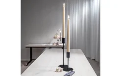 Flamme Batteriljus (Hela Serien)|Flamme Batteriljus (Hela Serien)<Star Trading Flamme Batteridrivna Antikljus 28cm Slim 2-pack med Fjärr. Beige