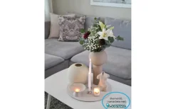 Flamme Batteriljus (Hela Serien)|Flamme Batteriljus (Hela Serien)<Star Trading Flamme Batteridrivna Antikljus 29cm 4-Pack med Fjärr. Vit