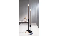 Flamme Batteriljus (Hela Serien)|Flamme Batteriljus (Hela Serien)<Star Trading Flamme Batteridrivna Antikljus 28cm Slim 2-pack med Fjärr. Mullvad