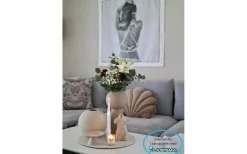 Flamme Batteriljus (Hela Serien)|Flamme Batteriljus (Hela Serien)<Star Trading Flamme Batteridrivna Antikljus 20cm 4-Pack med Fjärr. Vit