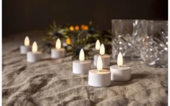 Flamme Batteriljus (Hela Serien)|Flamme Batteriljus (Hela Serien)<Star Trading Flamme Batteridrivna Värmeljus Ø38mm 2-pack Vit