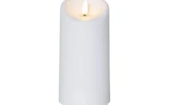 Flamme Batteriljus (Hela Serien)|Flamme Batteriljus (Hela Serien)<Star Trading Flamme Blockljus 15cm Utomhusbruk Vit