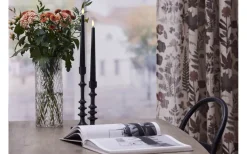 Flamme Candy Batteridrivna Antikljus 26cm 2-Pack Svart