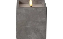 Star Trading Flamme Cem Batteridrivet Blockljus 12cm Grå* Flamme Batteriljus (Hela Serien)|Flamme Batteriljus (Hela Serien)