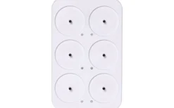 Flamme Charge Uppladdningsbara Votivljus 6st Vit